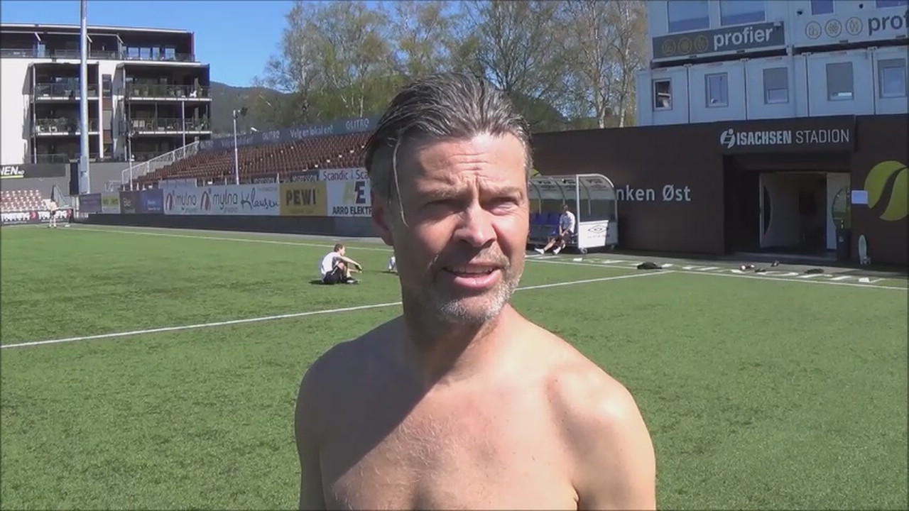 Vegard før bortekampen mot Åsane